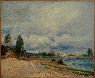 Die Ufer des Loing von Alfred Sisley